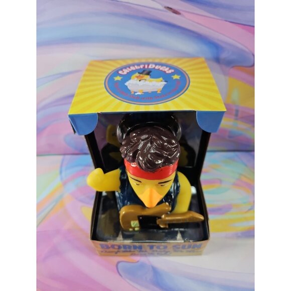 Celebriducks Born to Sun Rubber Duck Collectible New in Box Music - Picture 2 of 7